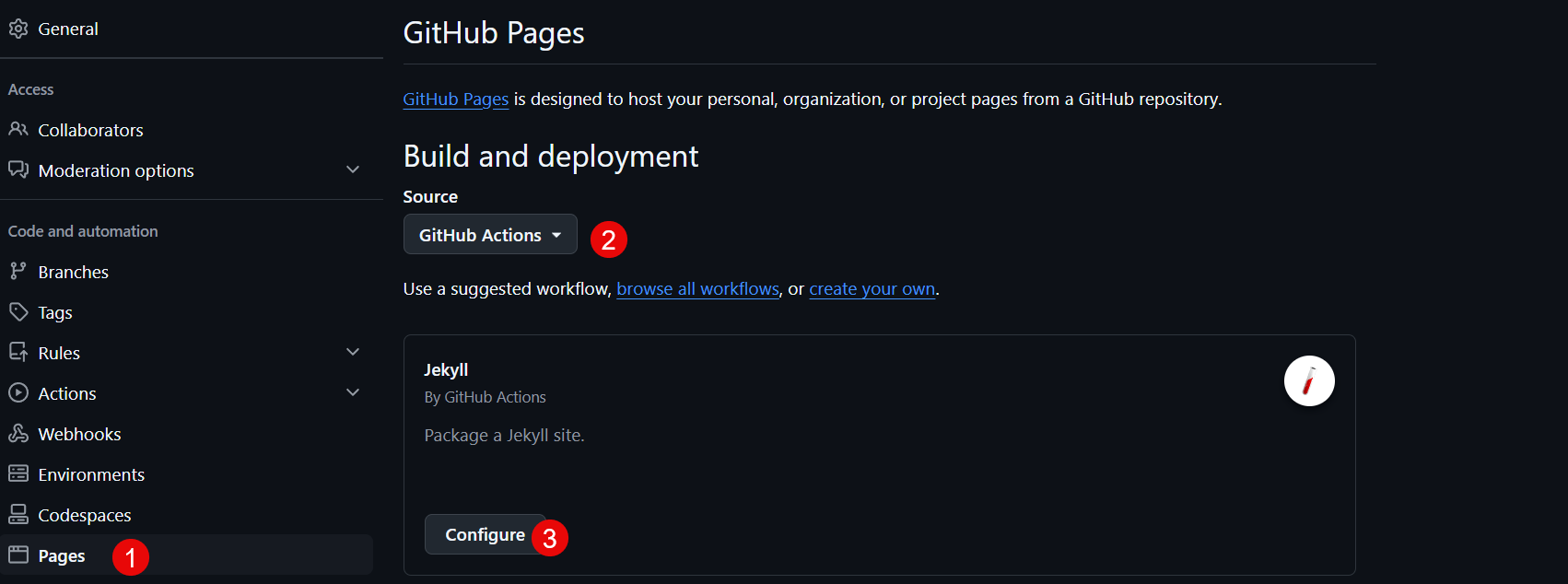 Setting up GitHub Actions workflow